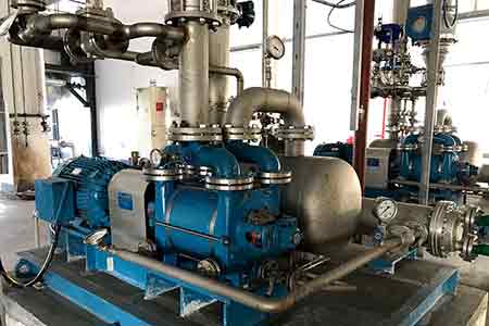 肯富來液環(huán)泵機組在珠海萬通特種工程塑料有限公司