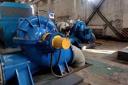 KPS系列單級雙吸離心泵在包鋼集團技改項目使用現(xiàn)場